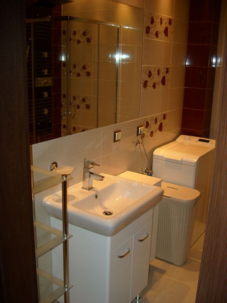 Remont łazienki w Bielsku, kafelkowanie